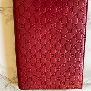 Gucci Hibiscus Red Pocket Agenda Cover